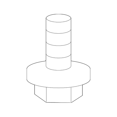 Genuine OE Mopar Step Bumper Bolt - 5104666AA