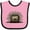 Pink and Black, variant on Inktastic Porcupine Boys or Girls Baby Bib