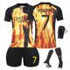 thumbnail image 2 of 22-23 Paris special edition joint football uniform 7 Mbappe 10 Neymar 30 Messi child and adult shirt No. 4 + socks XS, 2 of 5
