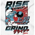 thumbnail image 2 of The Smurfs Kanji Rise and Grind Boys Kids T Shirt Tees Tops Teen Brisco Brands L, 2 of 6