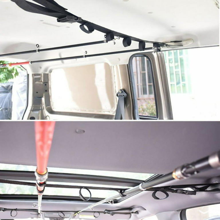 2PCS Fishing Vehicle Rod Carrier Fishing Pole Holder Strap for Car SUV  Wagons