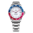thumbnail image 1 of Ratio FreeDiver GMT Series Saphir Acier Inoxydable Cadran Blanc Bleu Rouge Pepsi Lunette Automatique RTF061 200M Montre pour Homme, 1 of 1