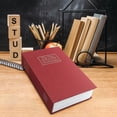 thumbnail image 6 of SPOORYYO Red Dictionary Diversion Safe - Portable Book-Shaped Lock Box for Home & Office, Key & Password Security, Realistic Design, Ample Storage, Decorative & Secure,Mini, 6 of 6