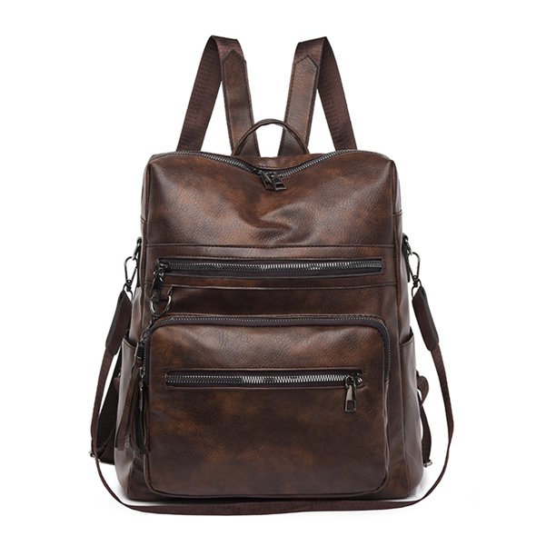 Bolsa Mochila unisex Mochilas antirrobo de viaje de gran capacidad de cuero impermeable Ndcxsfigh Para Estrenar