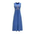 thumbnail image 2 of Vestido de verano para mujer, ropa elegante, disfraz, vestido de cuello redondo para citas de viaje SG, 2 of 7