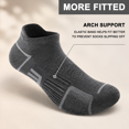 thumbnail image 3 of Grey 6-11 12 Pairs Mens Ankle Athletic Casual Low Cut Short Socks, 3 of 6