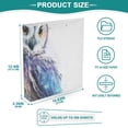 thumbnail image 5 of Colorful Owl 3 Ring Binders 1.5 inch Hardcover File Folders with Interior Pockets A4 Size Organizer for School Office Hospital Set of 2, 5 of 8