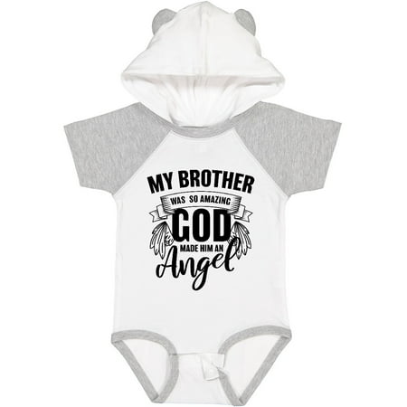 

Inktastic My Brother Was So Amazing God Made Him an Angel Gift Baby Boy or Baby Girl Bodysuit