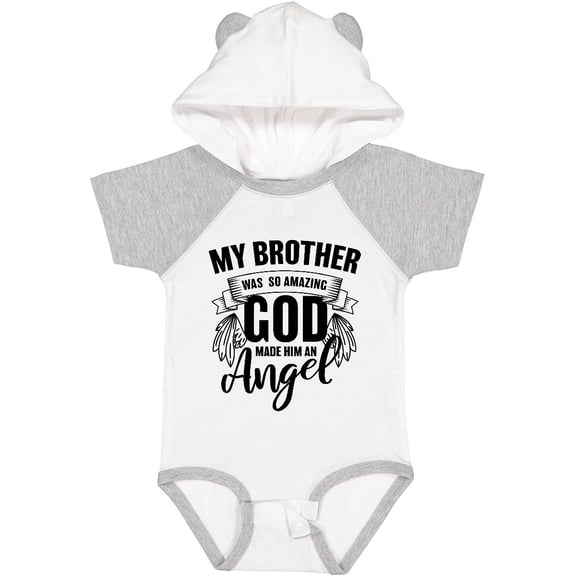 Inktastic My Brother Was So Amazing God Made Him an Angel Boys or Girls Baby Bodysuit