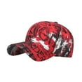 thumbnail image 2 of Gorra de béisbol para hombre, premium, de viaje, informal, para el sol, deportiva, de verano, suave, de algodón Rojo, 2 of 9