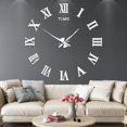 thumbnail image 4 of Relojes de pared 3D DIY, reloj de pared grande silencioso moderno, pegatinas de espejo silencioso para decoración, regalo, hogar, restaurante, oficina y Hotel Adepaton LN-2149-3, 4 of 6