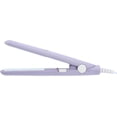 thumbnail image 5 of Mini plancha de pelo de cerámica para cabello corto, tamaño viaje, 2 en 1, calentamiento rápido, color morado., 5 of 5