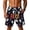 White_#08, variant on Mens Halloween Horror Pattern Soft Cotton Sleep Shorts Casual Indoor Home Pajama Lounge Shorts,Black 3XL