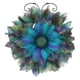 thumbnail image 1 of Guirnalda Elegante De Pavo Real Para Puerta Delantera, Corona De Pavo Real Azul Para Decoraciones Del Hogar Vogacara HA037495-00, 1 of 6