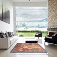 thumbnail image 7 of Ahgly Company Machine Washable Indoor Rectangle Abstract Light Copper Gold Area Rugs, 2' x 4', 7 of 7