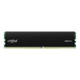 thumbnail image 1 of Crucial Pro - DDR4 - module - 32 GB - DIMM 288-pin low profile - 3200 MHz / PC4-25600 - CL22 - 1.2 V - unbuffered - non-ECC - satin black, 1 of 2