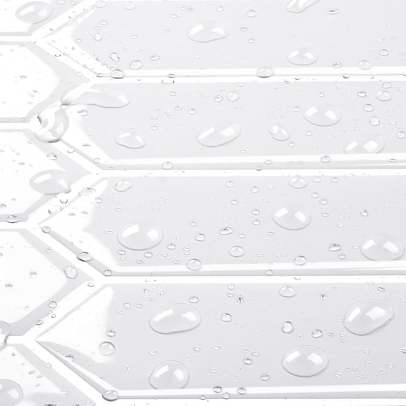 Livelynine Hexagon Subway Tile Peel and Stick Backsplash White Back Splash Tile for Kitchen Bathroom Wall Tiles Waterproof Fireplace Heat Resistant Tile Stickers Stick on Back Splashes 12x12 4-Tiles