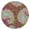 Mandala, variant on Tablecloth Retro Vintage Floral Paisley Pattern Waterproof Round Cover with Elastic Edges and Back for Dining