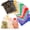 Multi, variant on 100 Pieces Moon Star Organza Jewelry Candy Bags, 3x4inch Random Colors Mesh Bags, Organza Favor Gift Pouches with Drawstrings for Weddings, Parties, and Valentine's Day