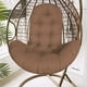 thumbnail image 4 of Cojín de cesta grueso y agrandado, cojín para columpios individuales, cojín para sofá, cojín de tela para silla colgante doméstica, cojín para silla de cuna para interior y exterior., 4 of 6