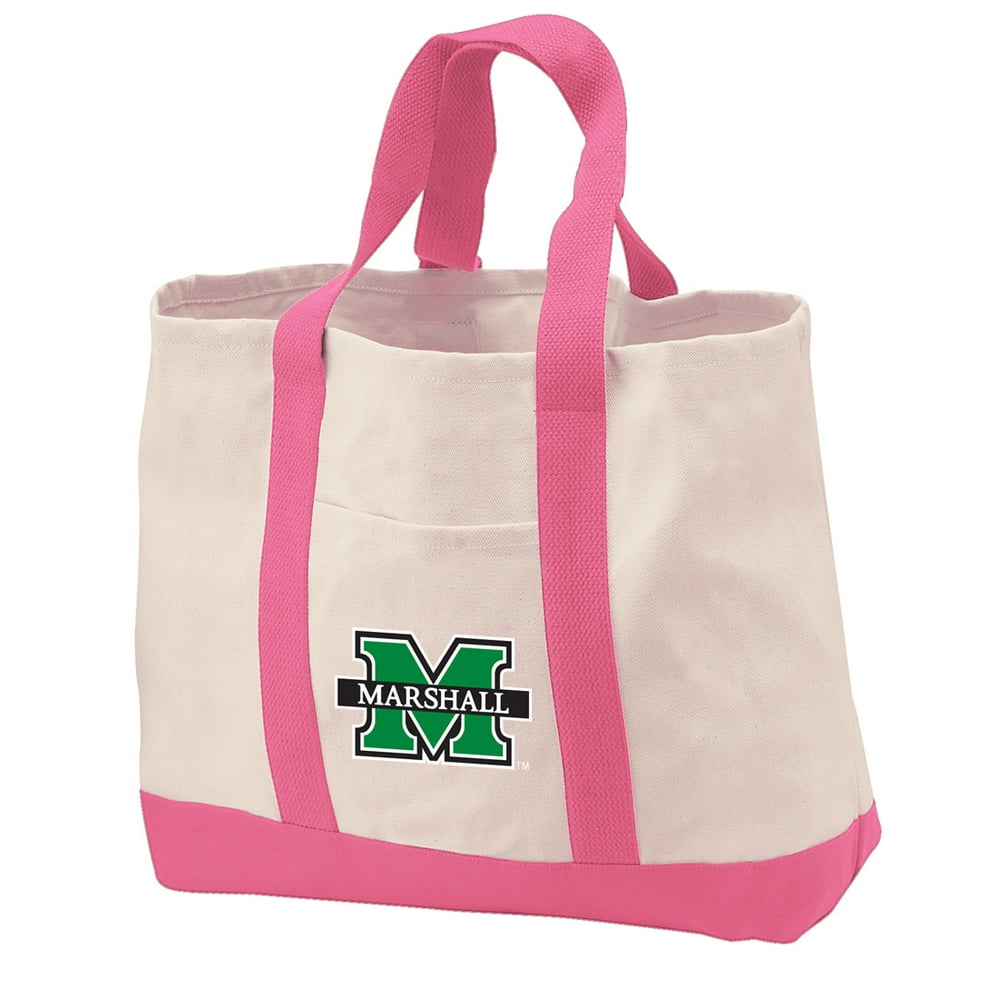 Broad Bay Cotton Marshall University Tote Bag CANVAS Marshall