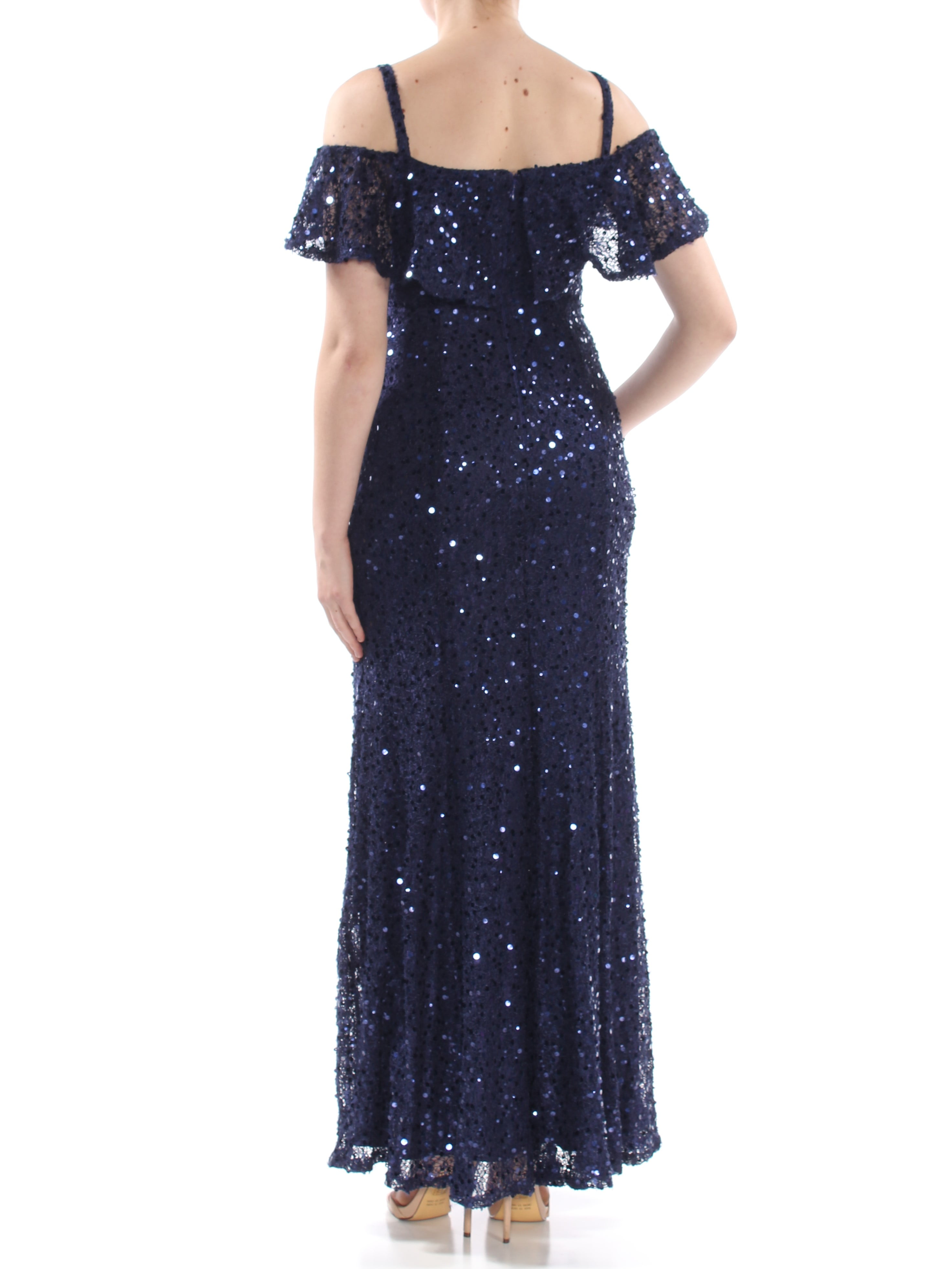 navy maxi formal dress