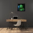 thumbnail image 4 of PI Studio 20x20 Black Modern Framed Museum Art Print Titled - Neon Spill II, 4 of 5