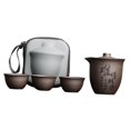 thumbnail image 4 of Juego de té de viaje con tazas, elegante, ligero y práctico, con bolsa organizadora, juego de tetera Kungfu para regalo de inauguración de la casa de Nan De, 4 of 8