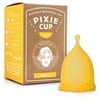 Pixie Menstrual Cup - Ranked 1 for Most Comfortable Reusable Period Cup and Best Removal Stem - Tampon and Pad Alternative - Every Cup Purchased One is Given to a Woman in Need! (Small)