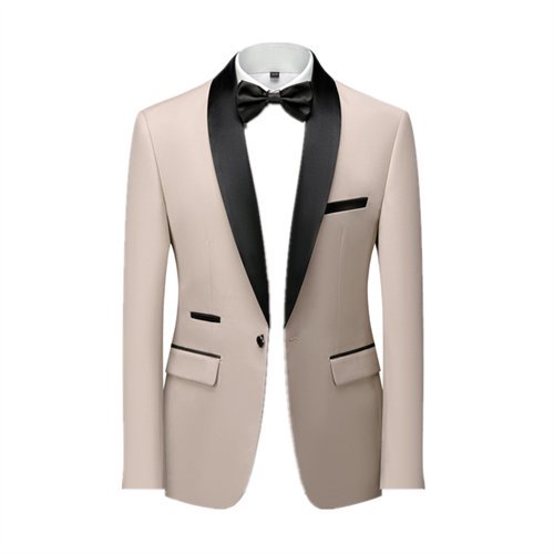 Traje de fiesta de esmoquin Formal ajustado Terno Masculino ajustado para hombre/chaqueta de Blazers de boda para novio, abrigo de vestir de talla asiática