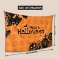thumbnail image 7 of DouZhe Happy Halloween Spooky Skull Tapestry Wall Hanging Tapestries Dorm Room Home Decor, 60" x 40", 7 of 7