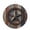 Brown, variant on Welcome Sign for Front Door,Western Texas Star Retro Round Metal Welcome Front Porch Decoration,Country Farmhouse Brown Wooden Wall Hanging Sign for Living Room Kitchen Hallway Housewarming Gift 6''