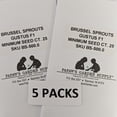 thumbnail image 7 of PAPAW'S GARDEN SUPPLY LLC. HELPING THE NEXT GENERATION GROW! Gustus Hybrid Brussels Sprouts 25 Seed Ct, 7 of 7
