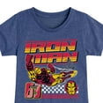 thumbnail image 3 of Marvel Iron Man - Racing - Toddler And Youth Girls Fitted Short Sleeve Graphic T-Shirt, 3 of 5