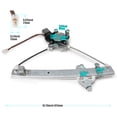 thumbnail image 1 of 1X MR573880 Power Window Regulator Fits for Mitsubishi 2003-2006 Rear Right, 1 of 4