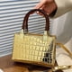 thumbnail image 4 of La bolsa de mensajero retra de las mujeres del bolso de mano del cuero de la PU del bolso de mensajero de la nueva moda, 4 of 5