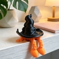 thumbnail image 6 of XGFHYJEH Halloween Incense Holder, Cute Spooky Ghost Pumpkin Wizard Resin Incense Burner, Eco-Friendly Lightweight Tabletop Ornament for Home Shelf Halloween Party Holiday Gift Decor, 6 of 6