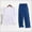 Silver, variant on Mens Big and Tall Pajama Set Bamboo Viscose Soft Pijamas Sets for Men Loose Fit Short Sleeve Full Length Pants Pjs Sleepwear with Pockets Size L-5XL Silver