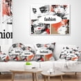 thumbnail image 4 of Designart Collage of Girls - Abstract Portrait Throw Pillow - 18x18, 4 of 5
