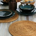 thumbnail image 4 of Martha Stewart  14 Inch Rattan Woven Placemat, 4 of 4