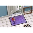thumbnail image 2 of Carolines Treasures BB8514MAT Mermaid Welcome Purple Door Mat Indoor Rug or Outdoor Welcome Mat 18x27 Doormat  18H X 27W, 2 of 2