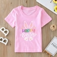 thumbnail image 4 of LUOGENLI Boys Tshirts 8 White Toddler Baby Kids Boys Girls Happy Easter Bunny Shirts Short Sleeve Letter T Shirts Tee Tops 1-7 Years Boys T Shirts 10-12 Pack Boys Shirts Size 7-8 5-6 Years, 4 of 6