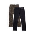 thumbnail image 2 of X RAY JEANS Big Boy's Stretch Jeans - 2 Pack, Black Wash/Olive Camo, 10, 2 of 6