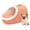 Orange Red, variant on Warm Nest Bed, Soft Cozy Pet Cave with Removable Cushion, Washable Semi-Enclosed Pet Bed with Non-Slip Base for Small and Medium Cats and Dogs