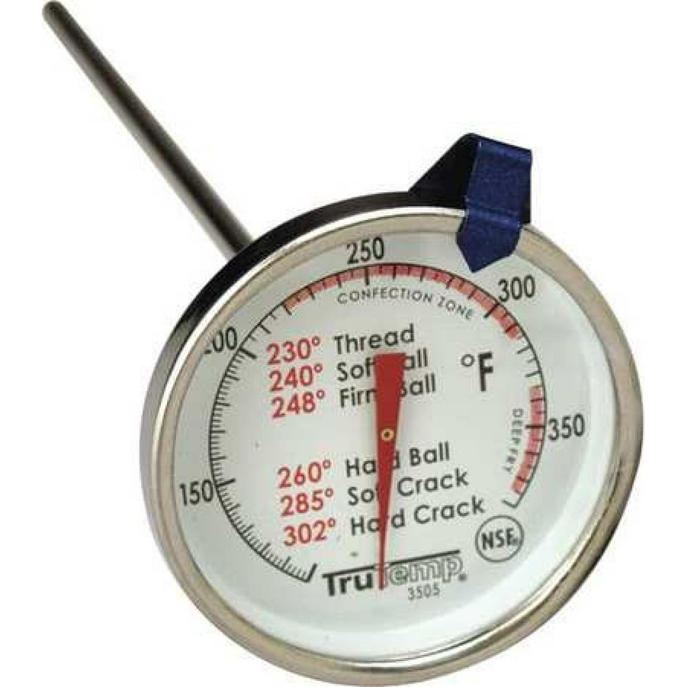 TAYLOR 3505 6" Analog Candy Thermometer with 100 to 380 (F) Walmart