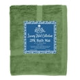 thumbnail image 6 of Dan River Green Bath Mat Classic Set 2 piece 21x34 in Soft Quick Drying Cotton Bathroom Rugs, 6 of 6