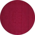 thumbnail image 1 of Ahgly Company Indoor Round Abstract Pink Contemporary Area Rugs, 5' Round, 1 of 4