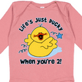 thumbnail image 4 of Inktastic Life's Ducky 2nd Birthday Boys or Girls Long Sleeve Baby Bodysuit, 4 of 5