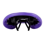 27x15x7cm Comfortable Road Bicycle Saddle Purple PU Leather Bicycle Shallow Seat with Rivets