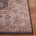 thumbnail image 4 of SAFAVIEH Tucson Leah Traditional Machine Washable Area Rug, 6' x 6' Square, Dark Grey/Beige, 4 of 9